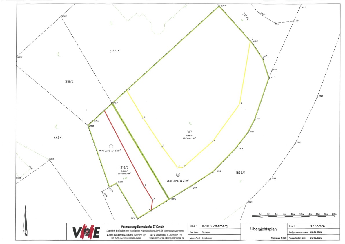 Ca. 1000 Quadratmeter gro�es Baugrundst�ck in Weerberg! /  / 6133&nbsp;Weerberg / Bild 5