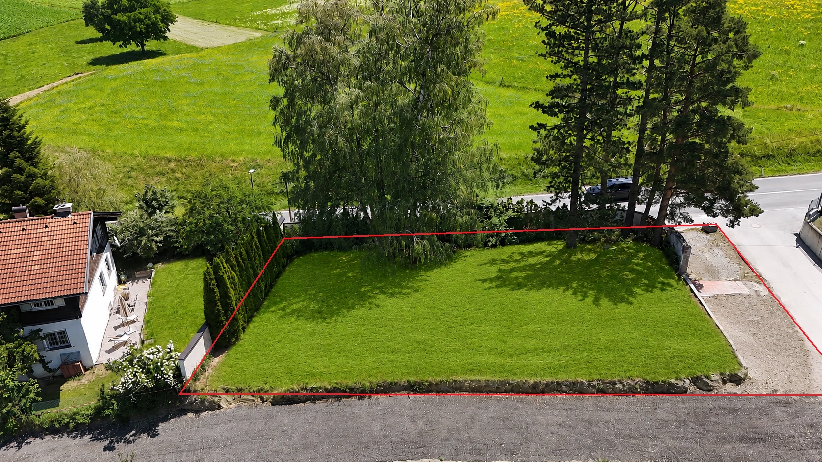 Natur. Ruhe. Panorama. ? Traumgrundstück in Lans