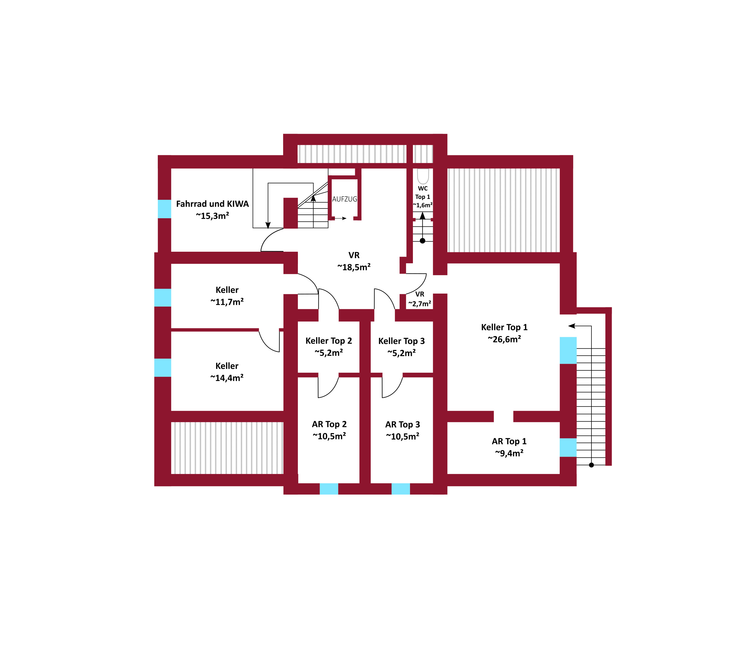 Innenausbau steht kurz bevor I Altbau kernsaniert I Sauna I Pool I Lift I Fu�bodenheizung mittels neuer Luftw�rmepumpe I  /  / 3002&nbsp;Purkersdorf / Bild 8