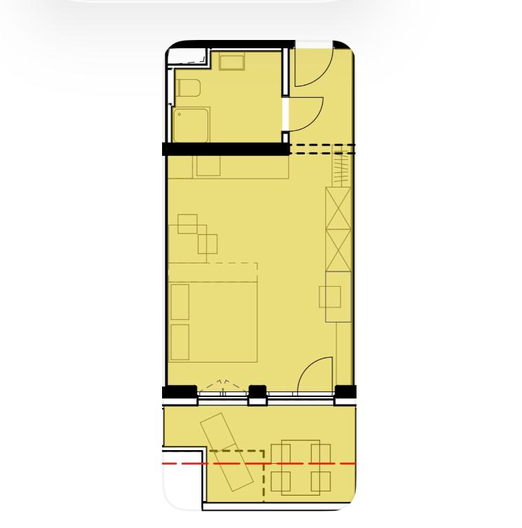 Effiziente 1-Zimmer Wohnung mit Balkon im Neubau-Erstbezug (Top 2/43) /  / 1220&nbsp;Wien / Bild 7