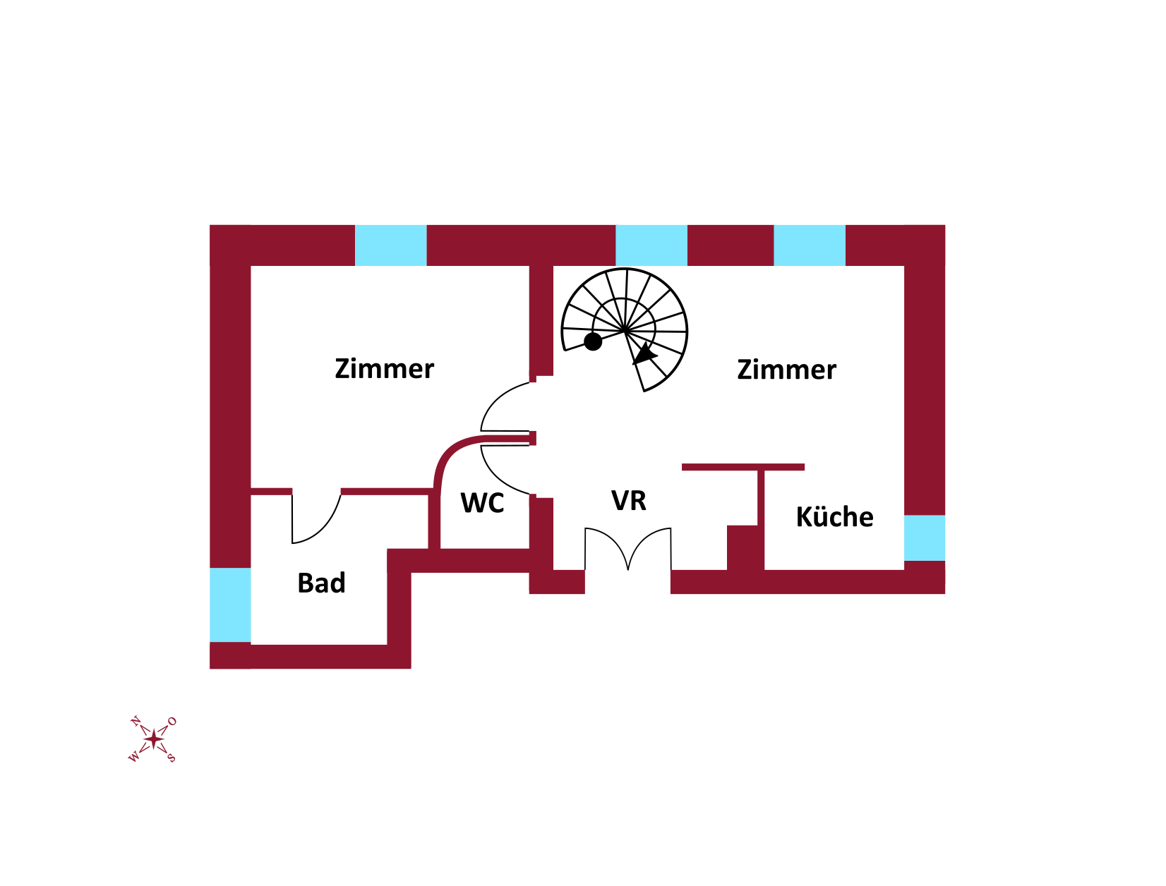 Adventsaktion: Provisionsfrei! Dachterrasse mit Blick auf die Burgruine Rauhenstein | Wohnung verteilt auf 2 Ebenen I Lift I Stellplatz /  / 2500 Baden / Bild 8
