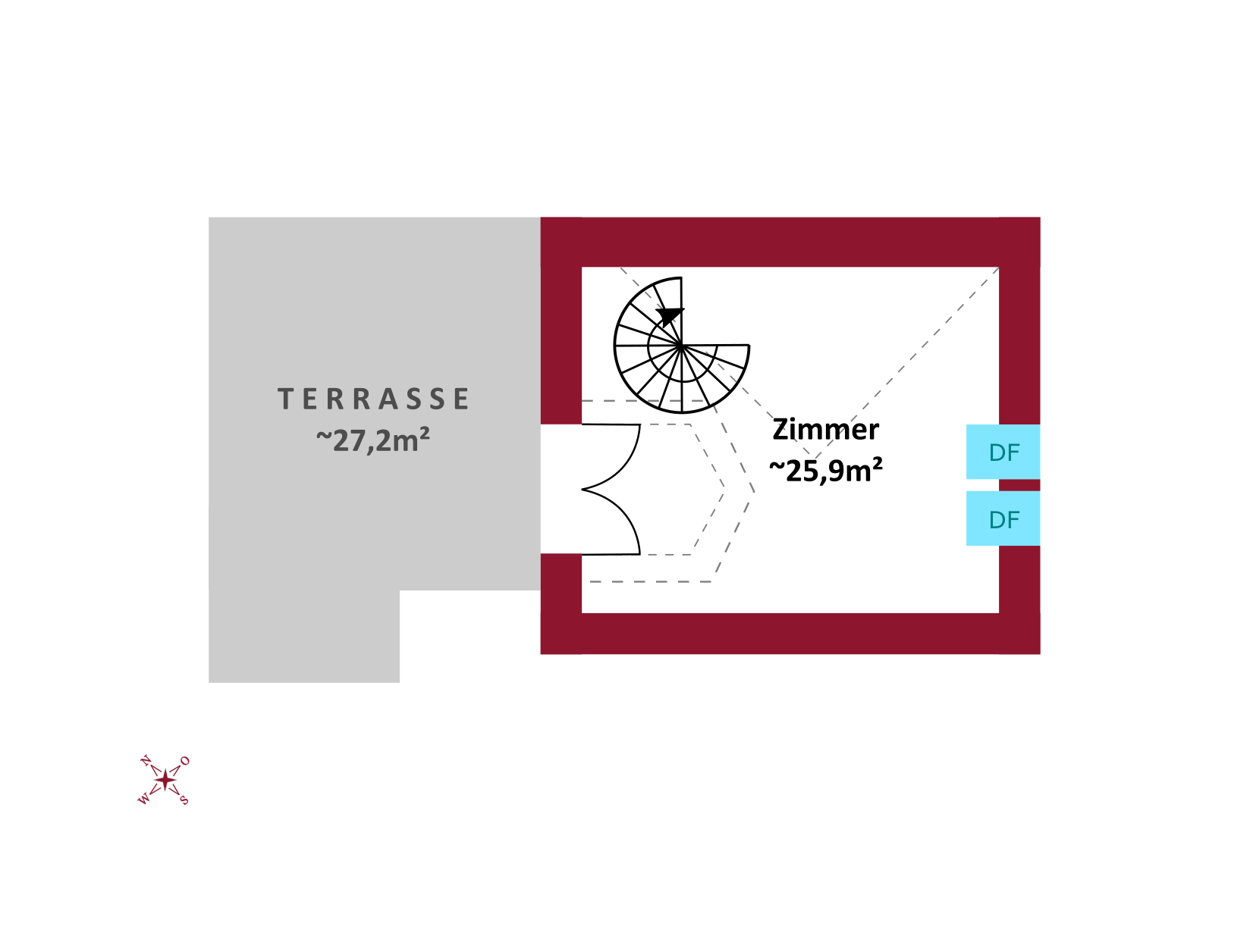 Adventsaktion: Provisionsfrei! Dachterrasse mit Blick auf die Burgruine Rauhenstein | Wohnung verteilt auf 2 Ebenen I Lift I Stellplatz /  / 2500 Baden / Bild 9