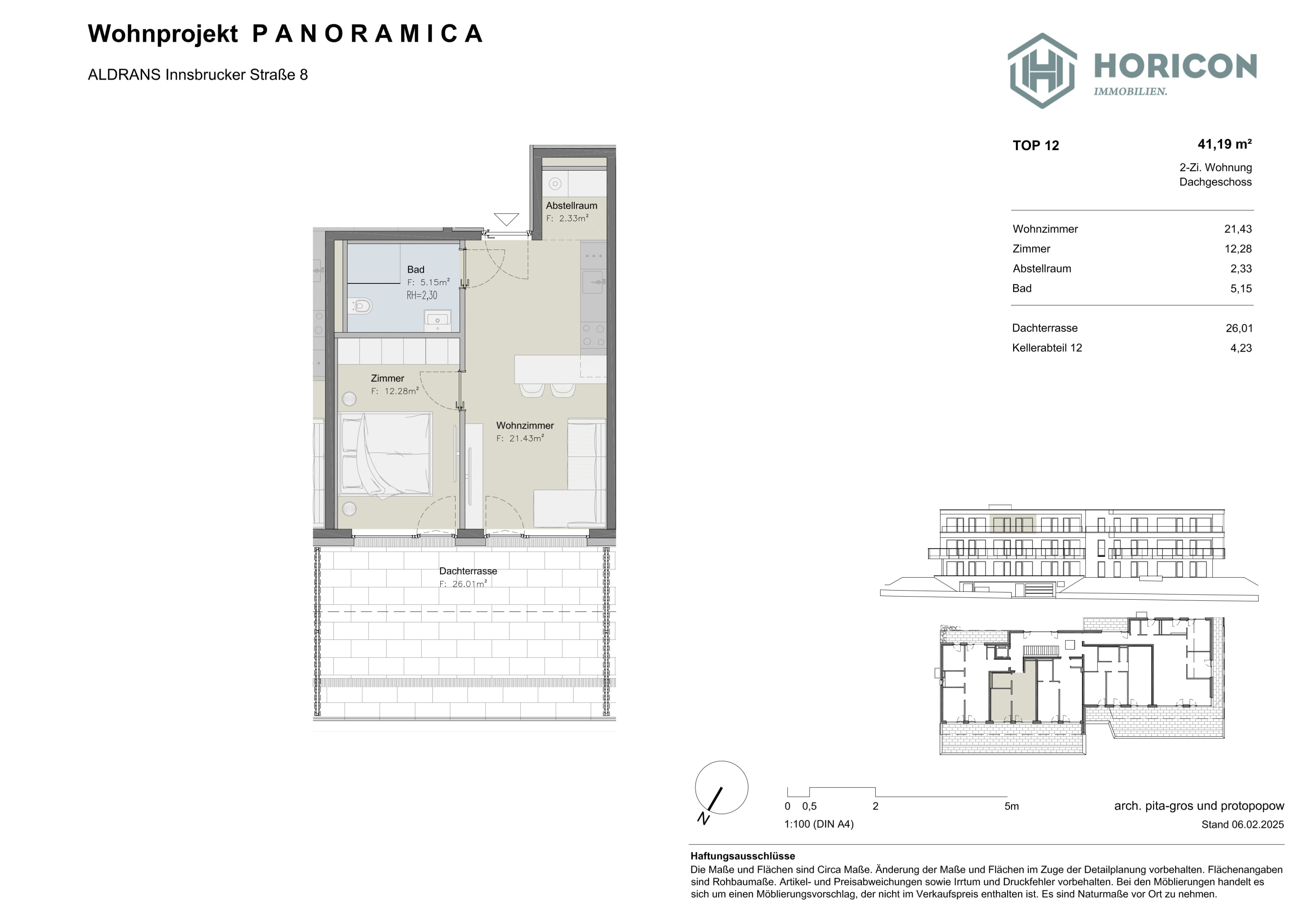 "Aldrans - PANORAMICA" - Wohnen mit Aussicht Top 12 /  / 6071&nbsp;Aldrans / Bild 0