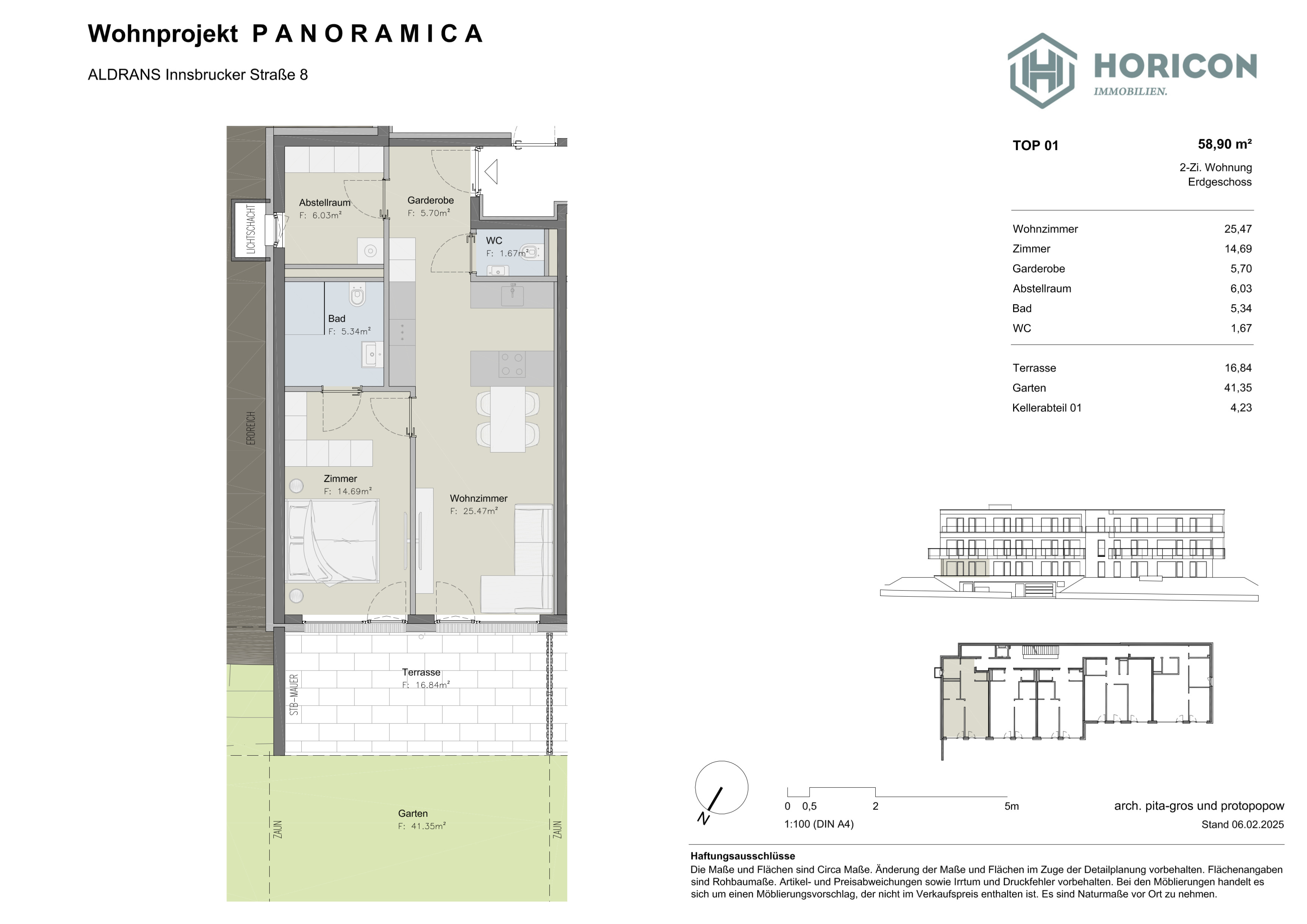 "Aldrans - PANORAMICA" - Wohnen mit Aussicht Top 01 /  / 6071&nbsp;Aldrans / Bild 0