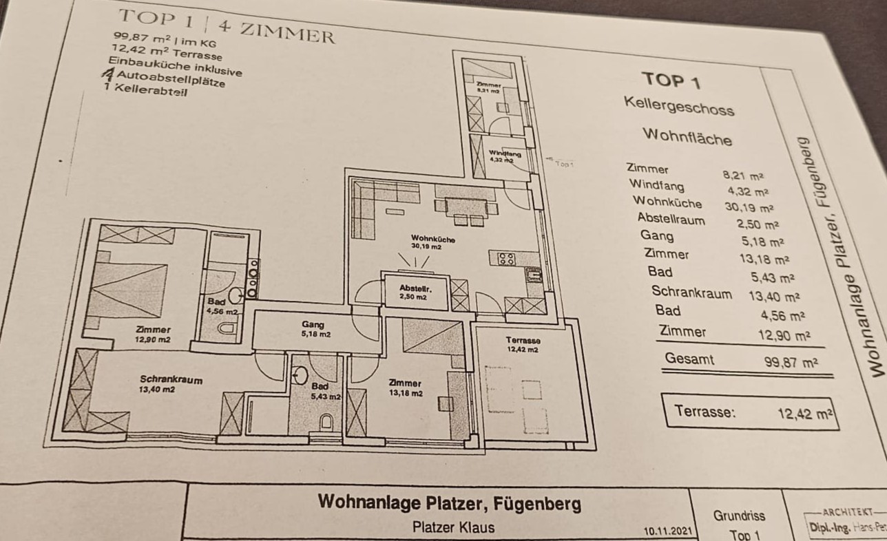 Gro�z�gige 4-Zimmer-Mietwohnung in F�genberg /  / 6264&nbsp;F�genberg / Bild 3