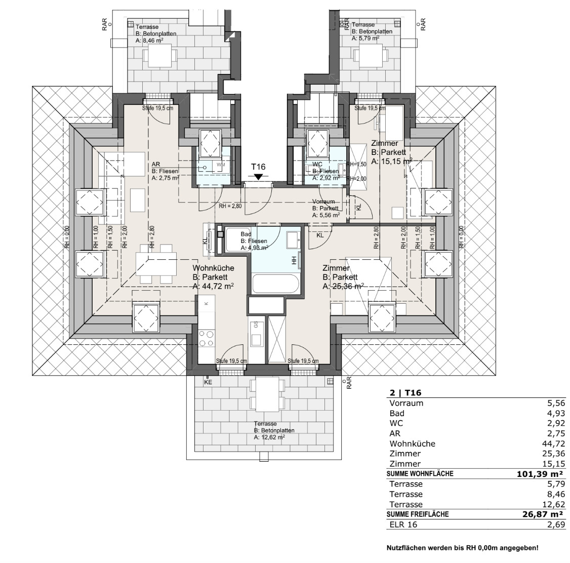 BEZUGSFERTIG I N�he M�hlwasser I Klimaaktiv-zertifiziert I Tiefgarage I W�rmepumpe I Fu�bodenheizung & K�hlung I PV-Anlage  /  / 1220&nbsp;Wien / Bild 7