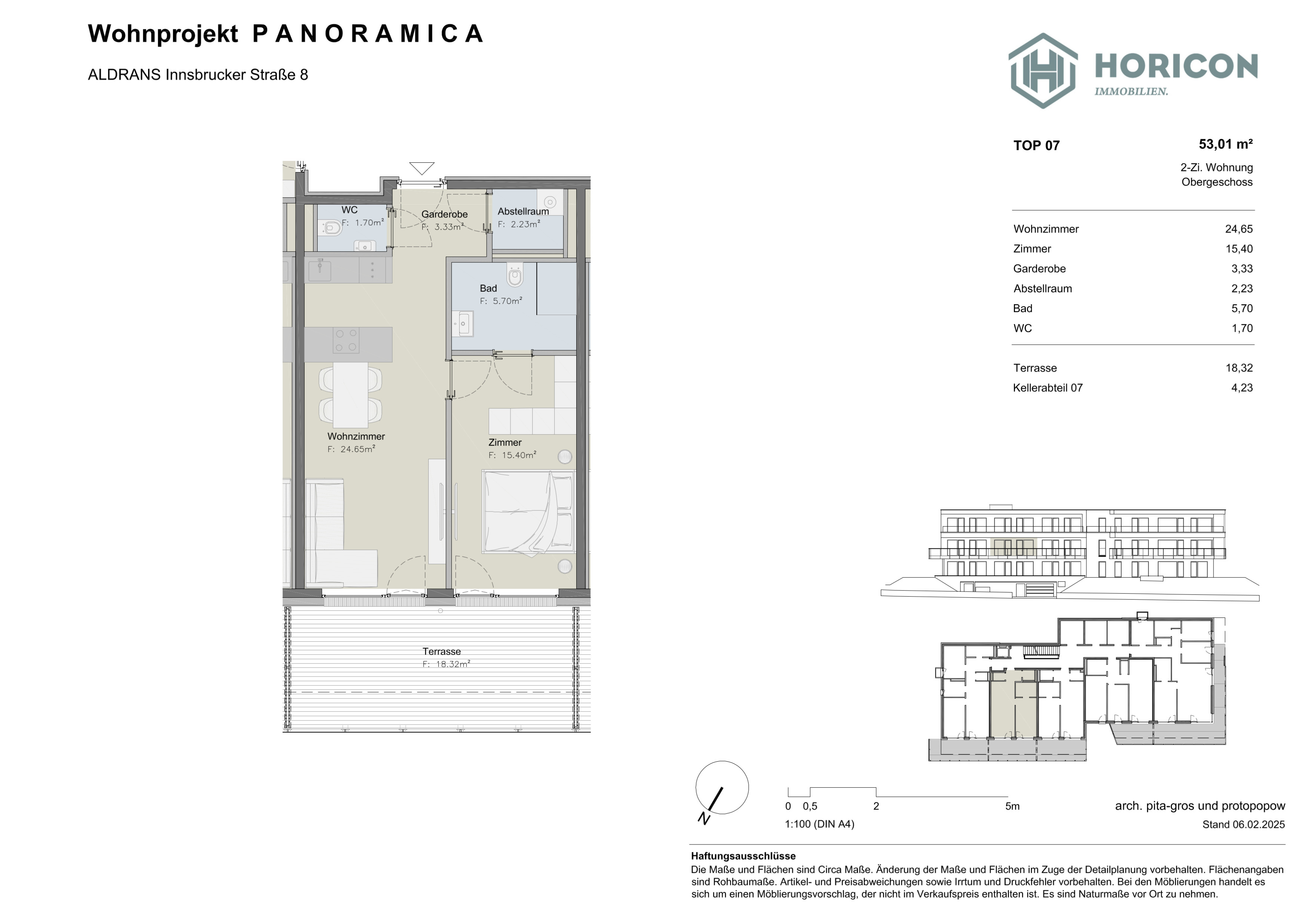 "Aldrans - PANORAMICA" - Wohnen mit Aussicht Top 07 /  / 6071&nbsp;Aldrans / Bild 0