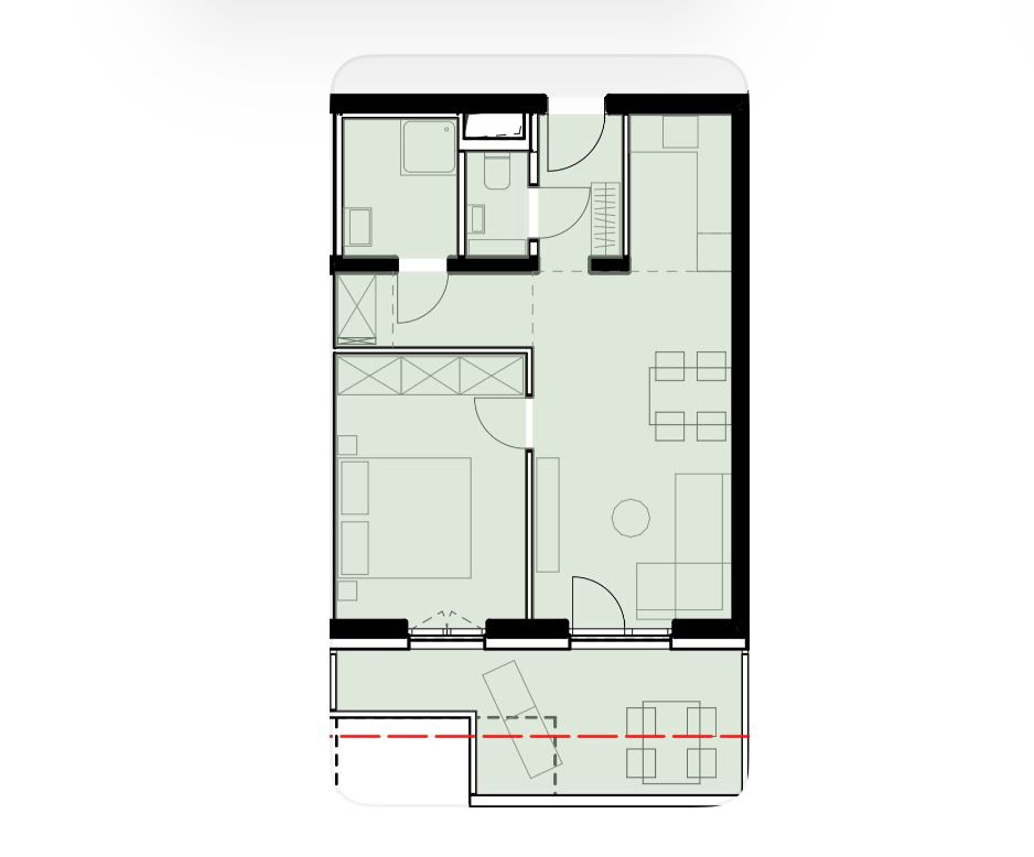 Traumhafte 2-Zimmer-Wohnung mit gro�em Balkon ? Erstbezug (Top 2/18) /  / 1220&nbsp;Wien / Bild 9