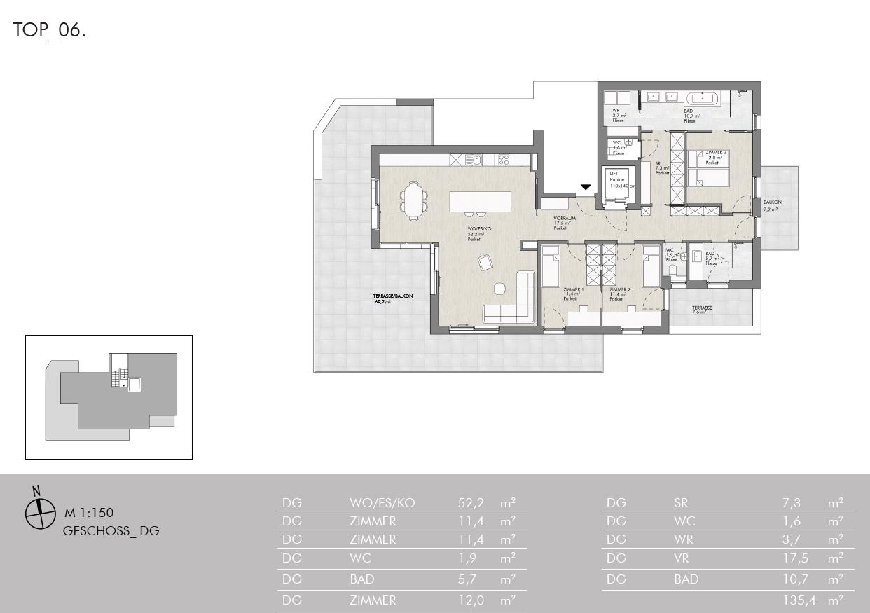 Neubau-Projekt "ALDRANS Home" Pfarrtal Nr. 5 /  / 6071&nbsp;Aldrans / Bild 7