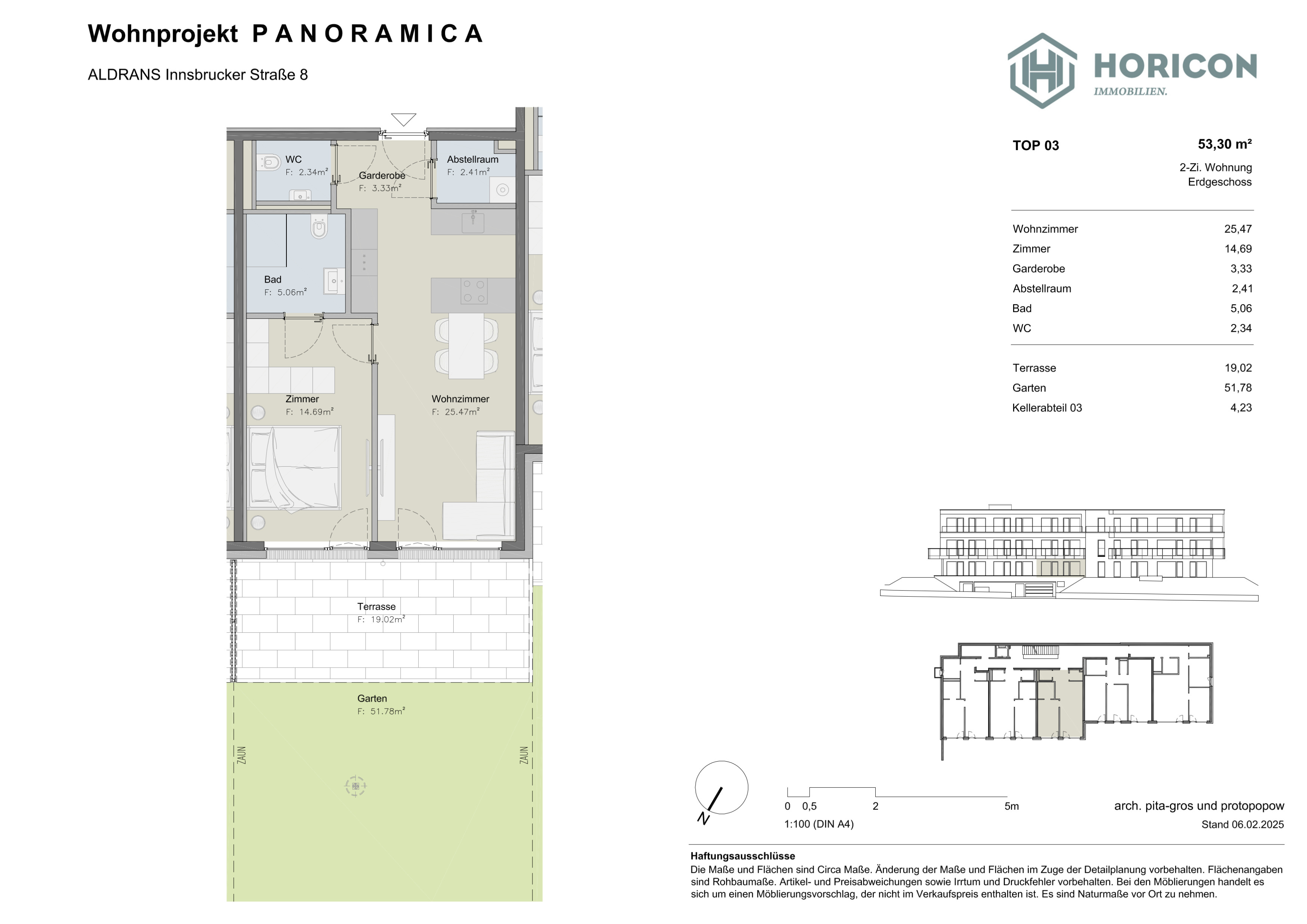 "Aldrans - PANORAMICA" - Wohnen mit Aussicht Top 03 /  / 6071&nbsp;Aldrans / Bild 0
