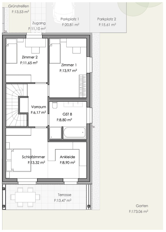 Wohnqualit�t und Freiraum f�r die ganze Familie I Luftw�rmepumpe uind Photovoltaik I 2 Stellpl�tze  /  / 3580&nbsp;Horn / Bild 3