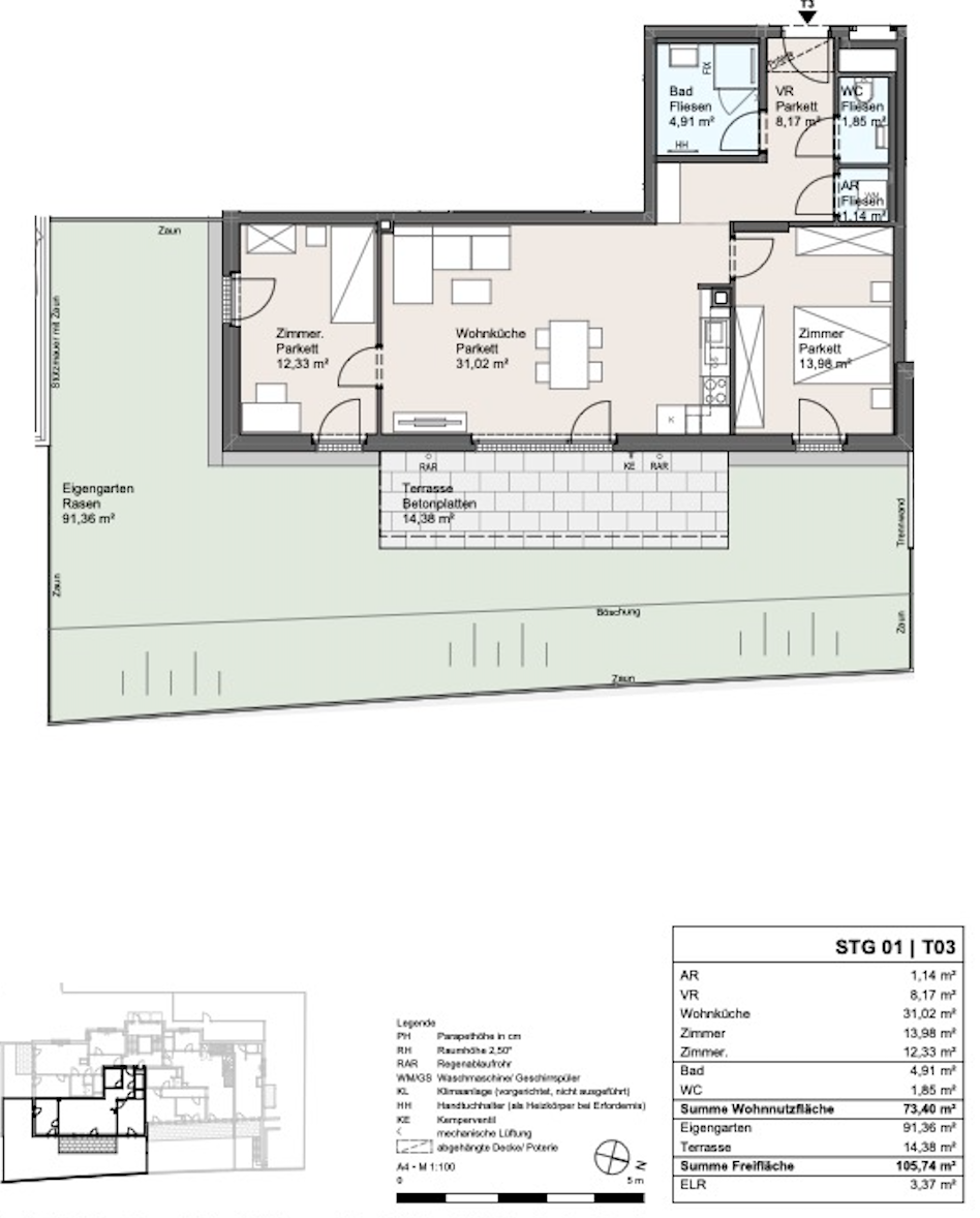Neues Projekt in der Schwarzelackenau beim Marchfeldkanal - noch 18 Einheiten verfgbar! 
