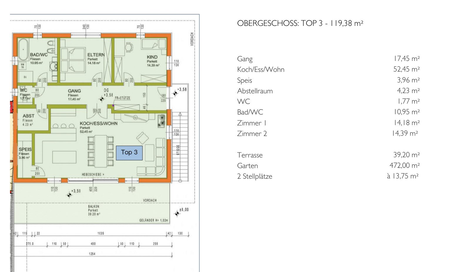 Neuwertige 3-Zimmer-Eigentumswohnung mit gro�er Terrasse & Garten /  / 4693&nbsp;Desselbrunn / Bild 17