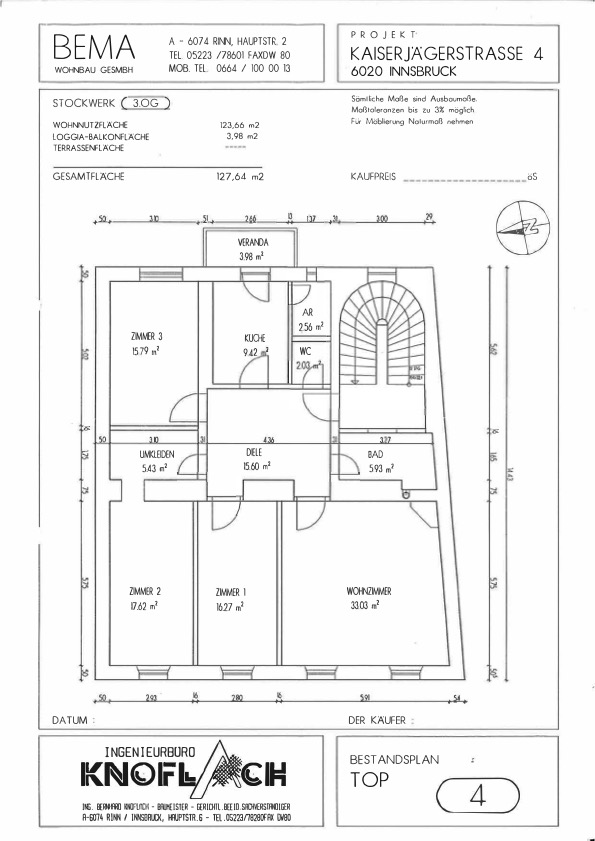 Traumhafte Altbauwohnung in zentraler Lage von Innsbruck! /  / 6020&nbsp;Innsbruck / Bild 7
