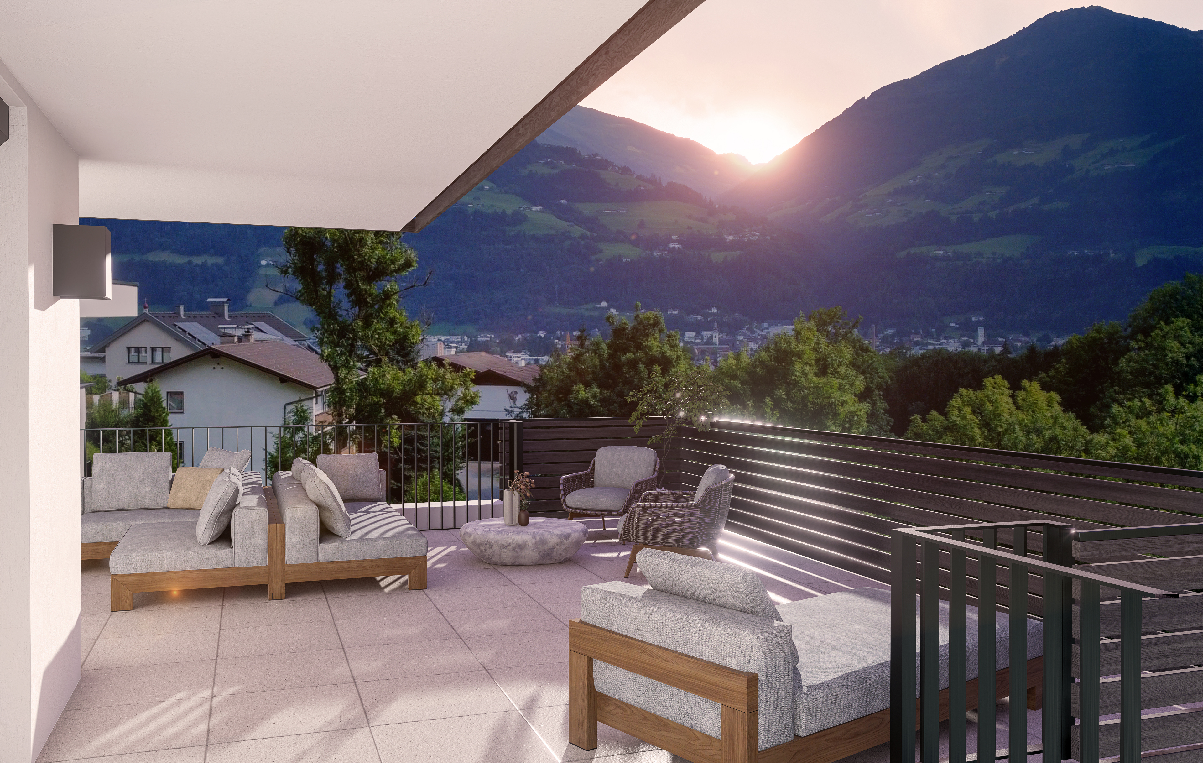 Fritzens - Am Weingarten. Provisionsfreie 4-Zimmer Penthouse Wohnung direkt vom Bautr�ger (Top A09) /  / 6122&nbsp;Fritzens / Bild 1