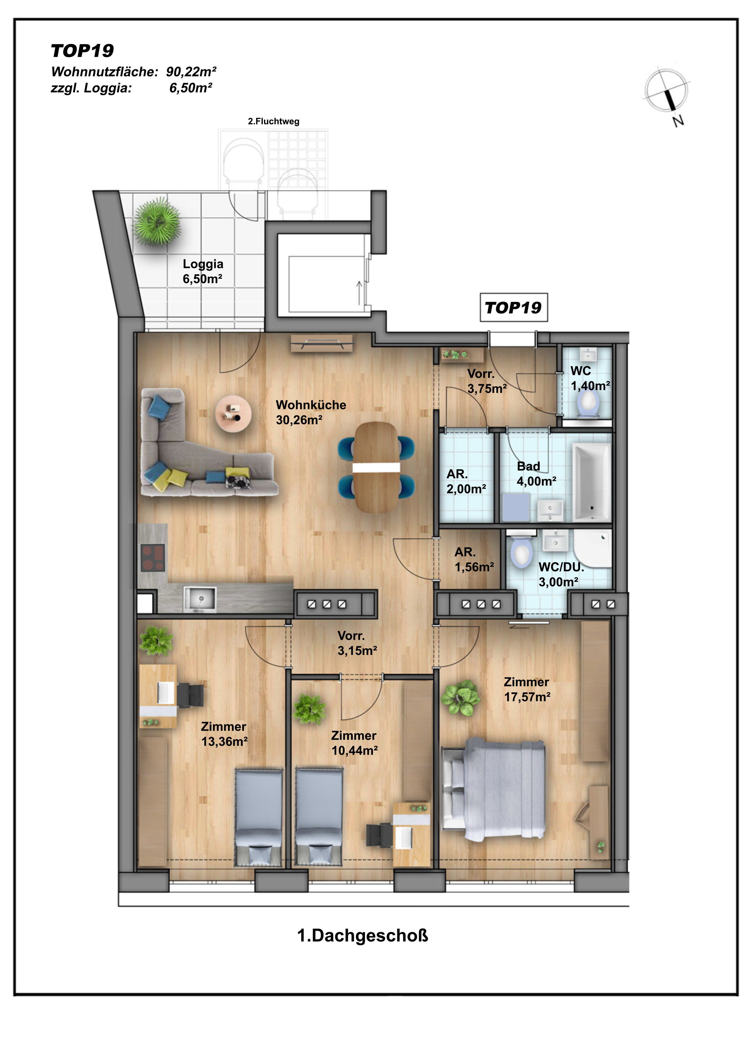DG I Erstbezug I U3-Nhe & S-Bahn Ottakring I Loggia, Innenhoflage, Luftwrmepumpe, Fubodenheizung, 2 Bder, Kche u. v. m.! /  / 1160 Wien / Bild 5