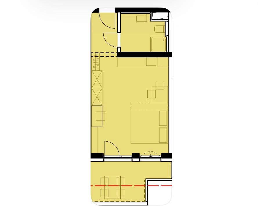 Kompakte 1-Zimmer-Wohnung mit Balkon ? Erstbezug Neubauprojekt (Top 2/65) /  / 1220&nbsp;Wien / Bild 7