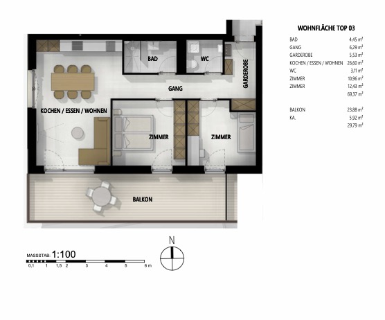 Wundersch�nes Neubau-Projekt in bester und zentralster Lage von Scharnitz! /  / 6108&nbsp;Scharnitz / Bild 6