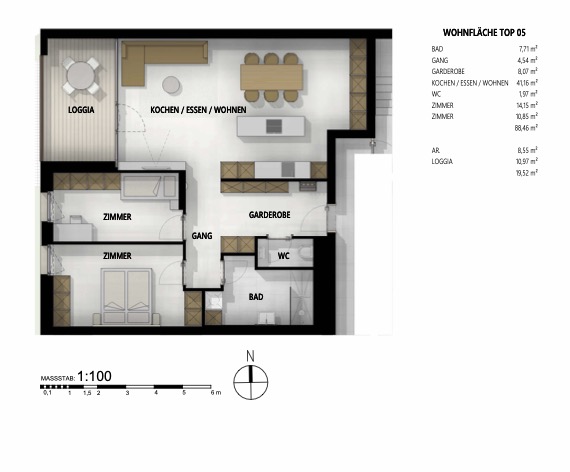 Wundersch�nes Neubau-Projekt in bester und zentralster Lage von Scharnitz! /  / 6108&nbsp;Scharnitz / Bild 8