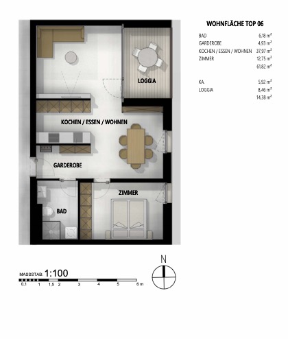 Wundersch�nes Neubau-Projekt in bester und zentralster Lage von Scharnitz! /  / 6108&nbsp;Scharnitz / Bild 9