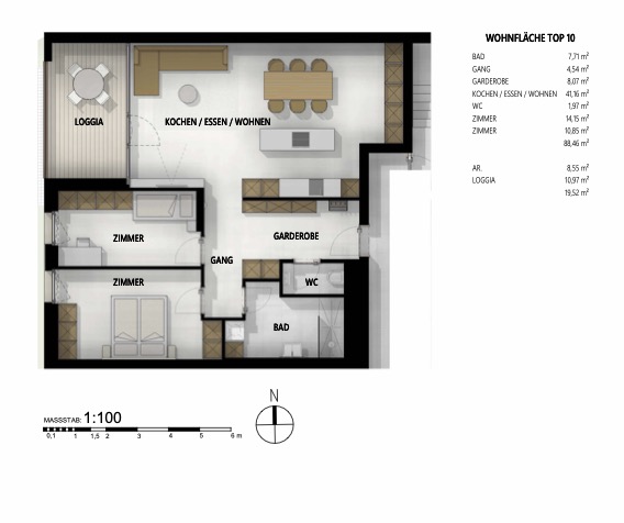 Wundersch�nes Neubau-Projekt in bester und zentralster Lage von Scharnitz! /  / 6108&nbsp;Scharnitz / Bild 3