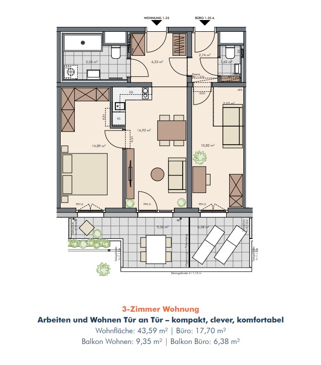 Traumhaftes Neubauprojekt in Wien-Donaustadt - Modern / Freifl�chen / Top-Ausstattung (Provisionsfrei !) /  / 1220&nbsp;Wien / Bild 11