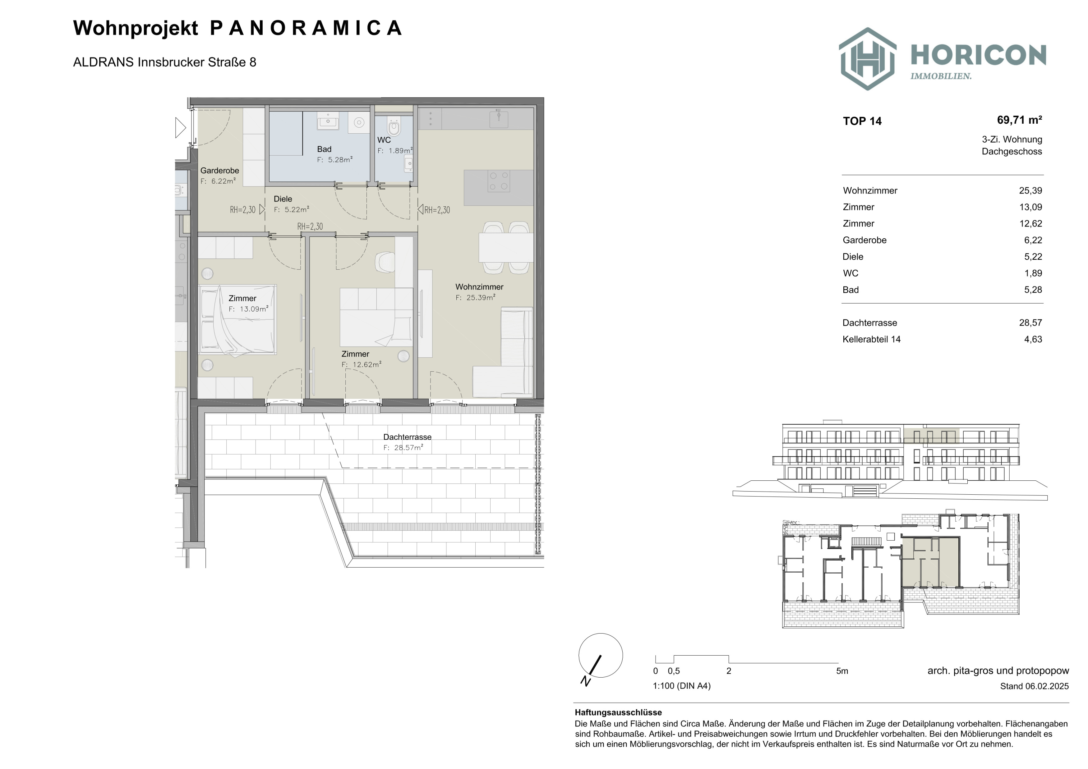 "Aldrans - PANORAMICA" - Wohnen mit Aussicht Top 14 /  / 6071&nbsp;Aldrans / Bild 0