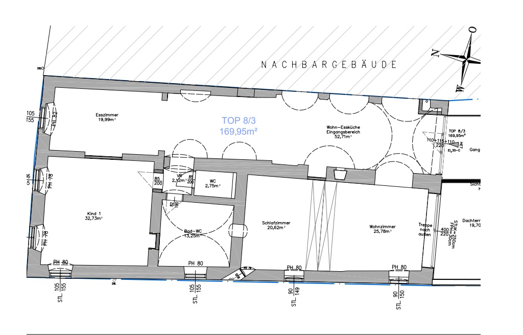 Einzigartige Gelegenheit: Erstbezug am Hauptplatz/ 170 m� Wohntraum / private Terrasse /  / 3430&nbsp;Tulln an der Donau / Bild 8