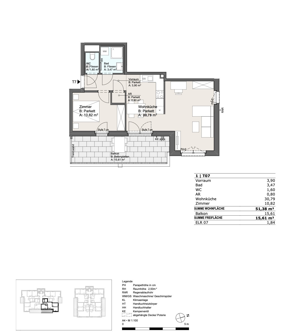 Nhe Mhlwasser I Klimaaktiv-zertifiziert I Tiefgarage I Wrmepumpe I Fubodenheizung & Khlung I PV-Anlage /  / 1220 Wien / Bild 1