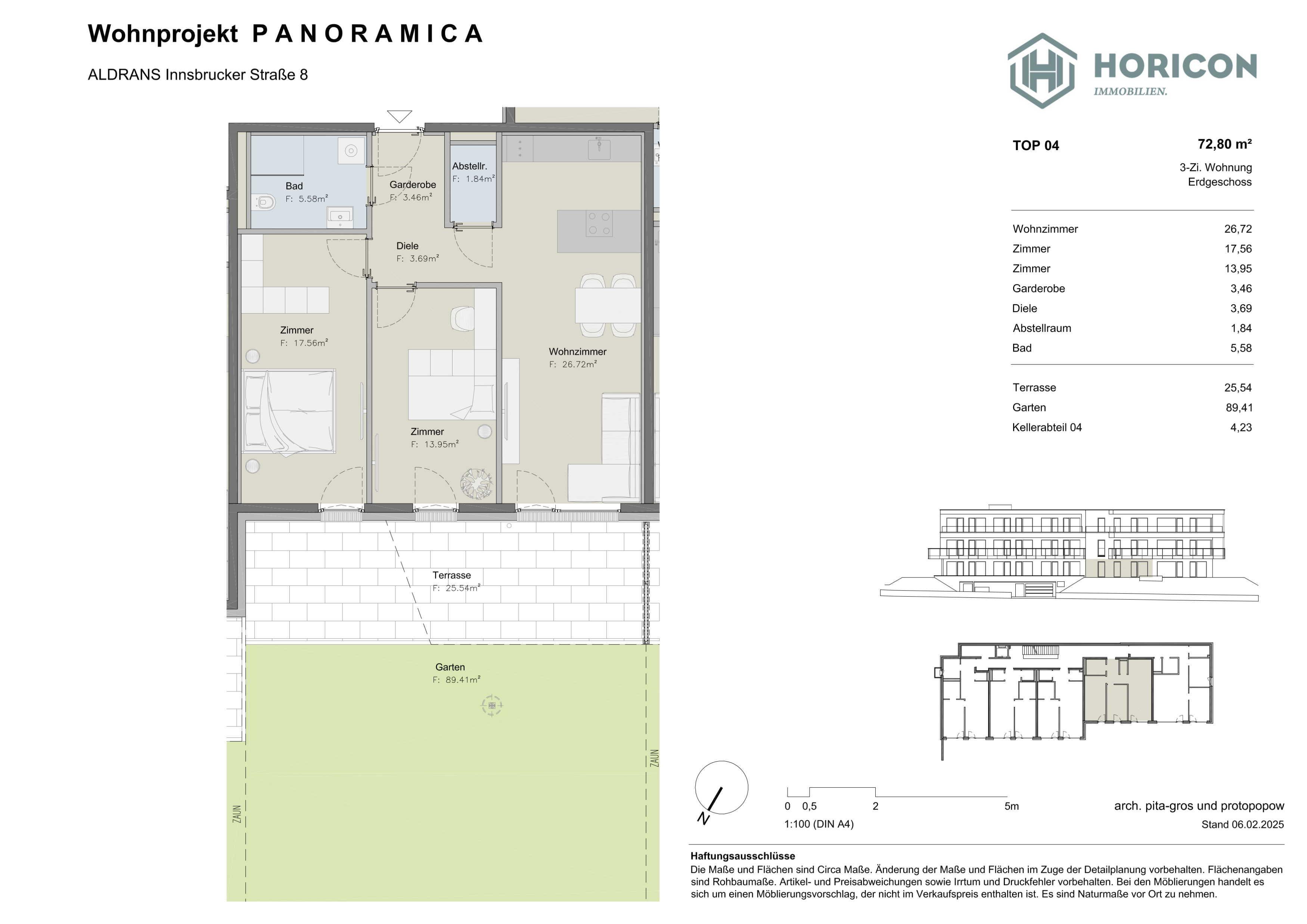 "Aldrans - PANORAMICA" - Wohnen mit Aussicht Top 04 /  / 6071&nbsp;Aldrans / Bild 0