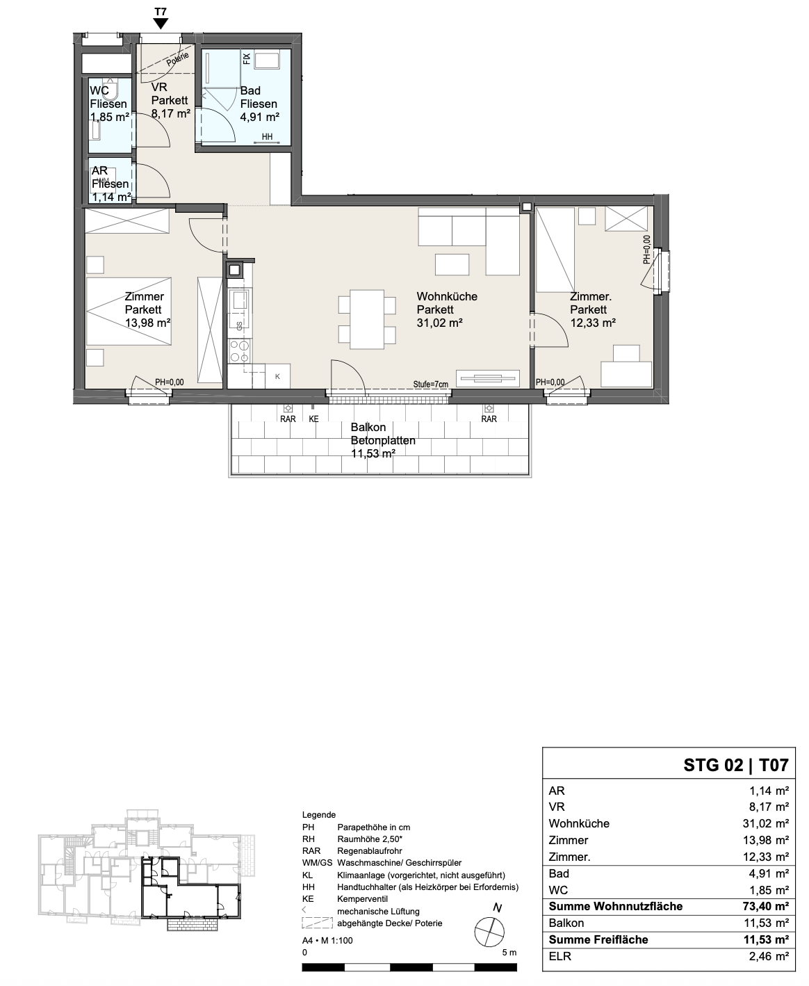Neues Projekt in der Schwarzelackenau beim Marchfeldkanal - noch 17 Einheiten verf�gbar!  /  / 1210&nbsp;Wien / Bild 12