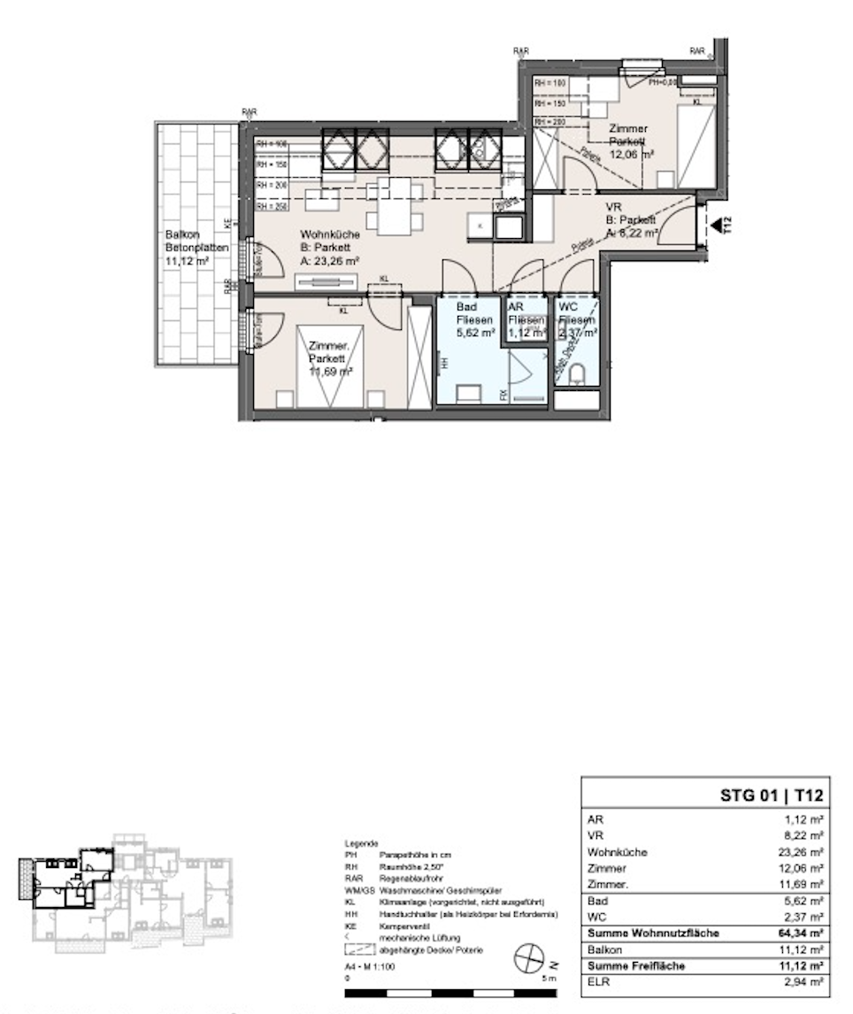 Neues Projekt in der Schwarzelackenau beim Marchfeldkanal - noch 17 Einheiten verf�gbar!  /  / 1210&nbsp;Wien / Bild 4