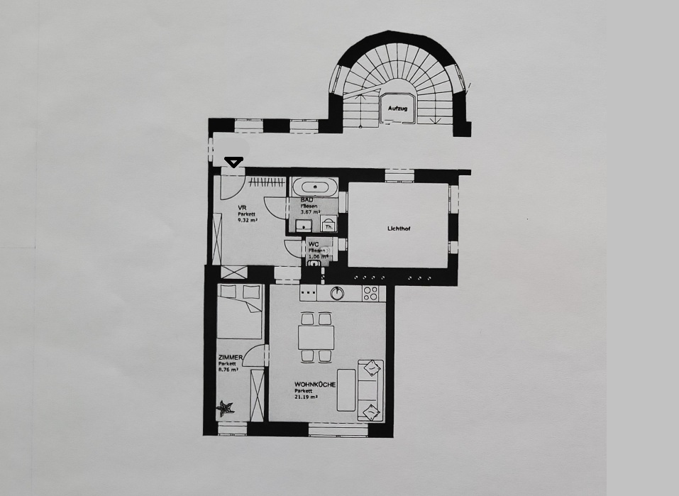 Charmante 2-Zimmer-Wohnung mit Balkonoption & Lift in zentraler Lage des 3. Bezirks /  / 1030&nbsp;Wien / Bild 7