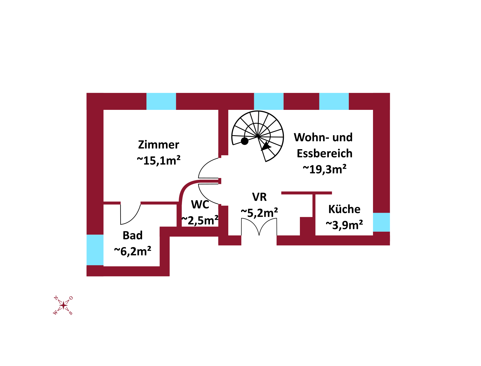 Aktion: Provisionsfrei! Historische Villa mit 3 DG-Einheiten inkl. Dachterrassen I 2012 DG Ausbau inkl. Lift I Gr�nlage /  / 2500&nbsp;Baden / Bild 3