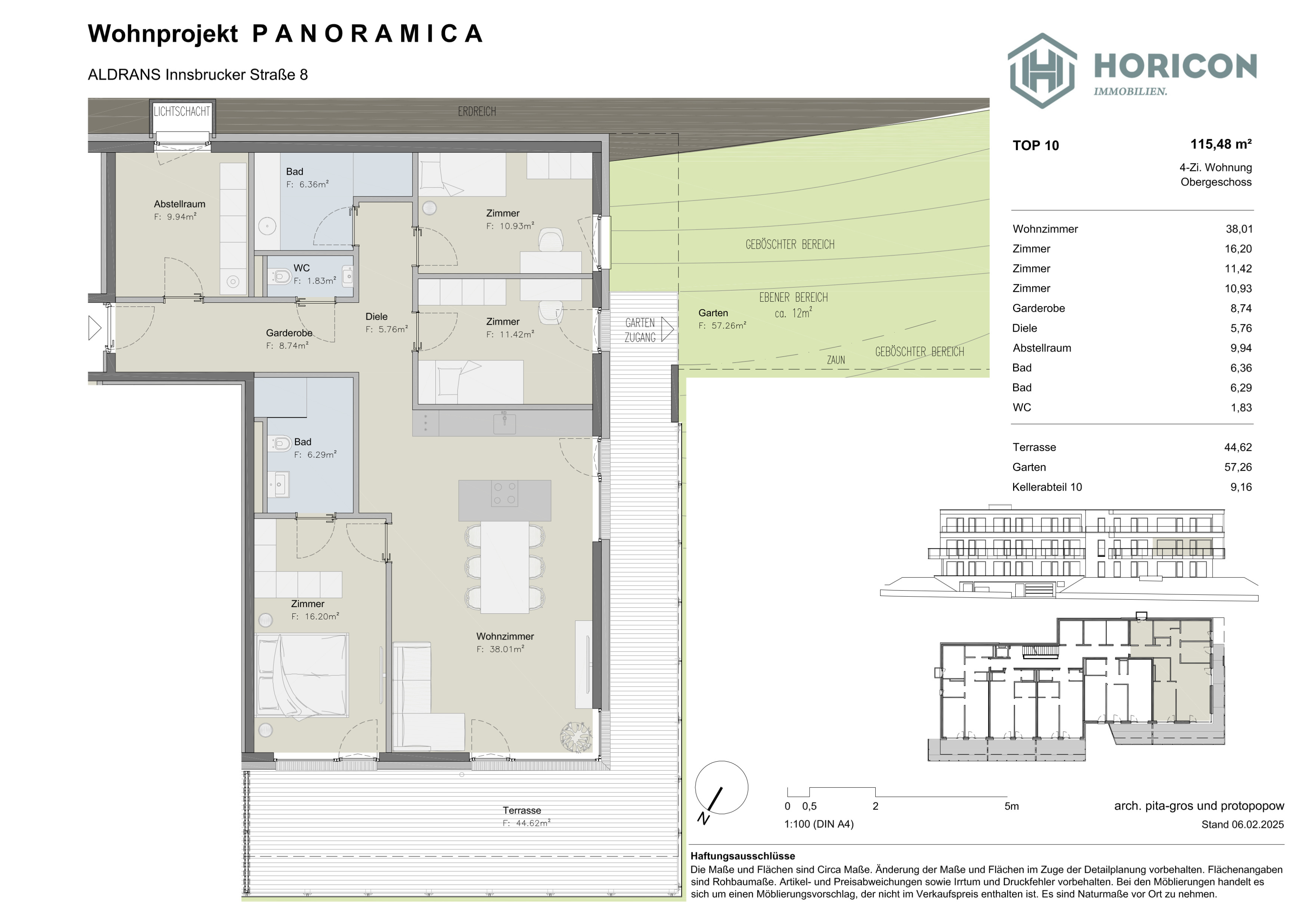 "Aldrans - PANORAMICA" - Wohnen mit Aussicht Top 10 /  / 6071&nbsp;Aldrans / Bild 0