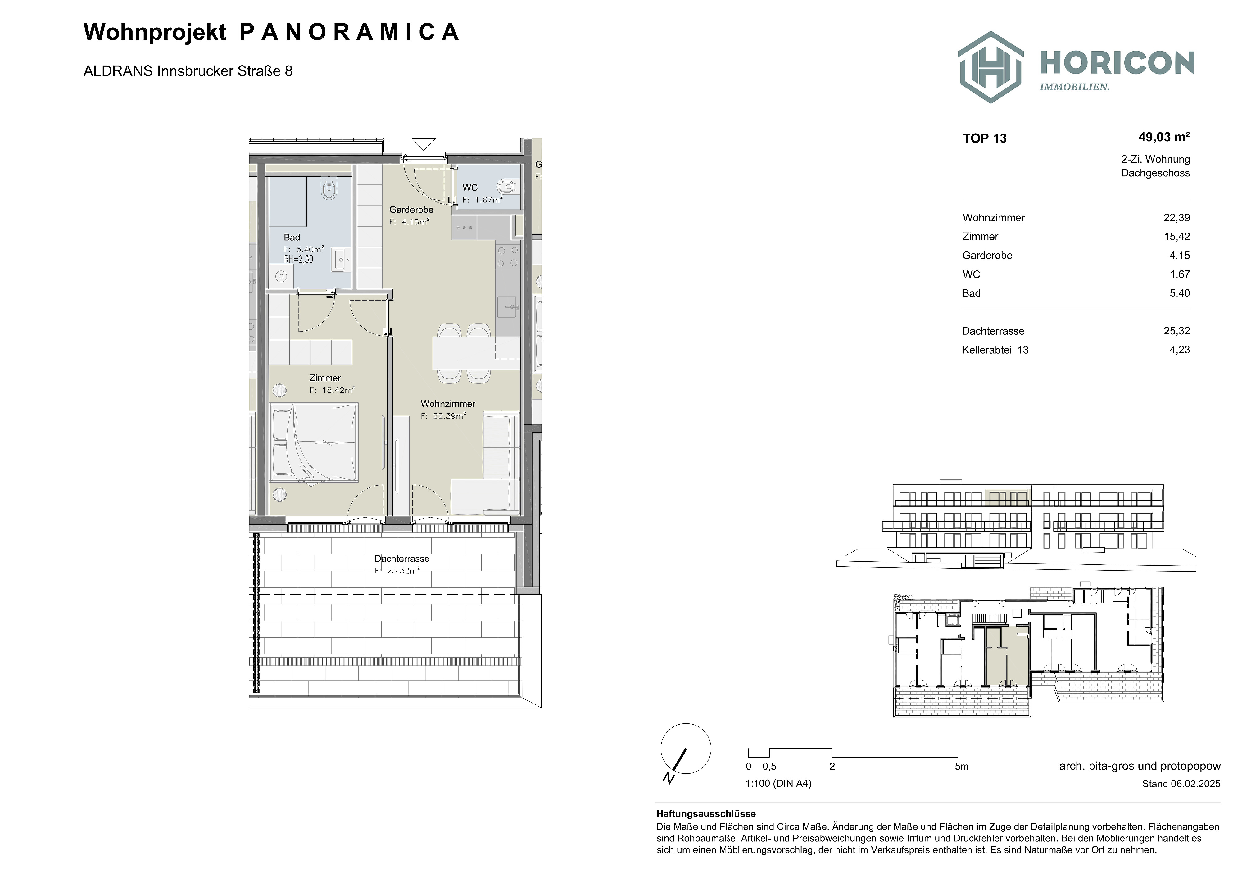 "Aldrans - PANORAMICA" - Wohnen mit Aussicht Top 13 /  / 6071&nbsp;Aldrans / Bild 0
