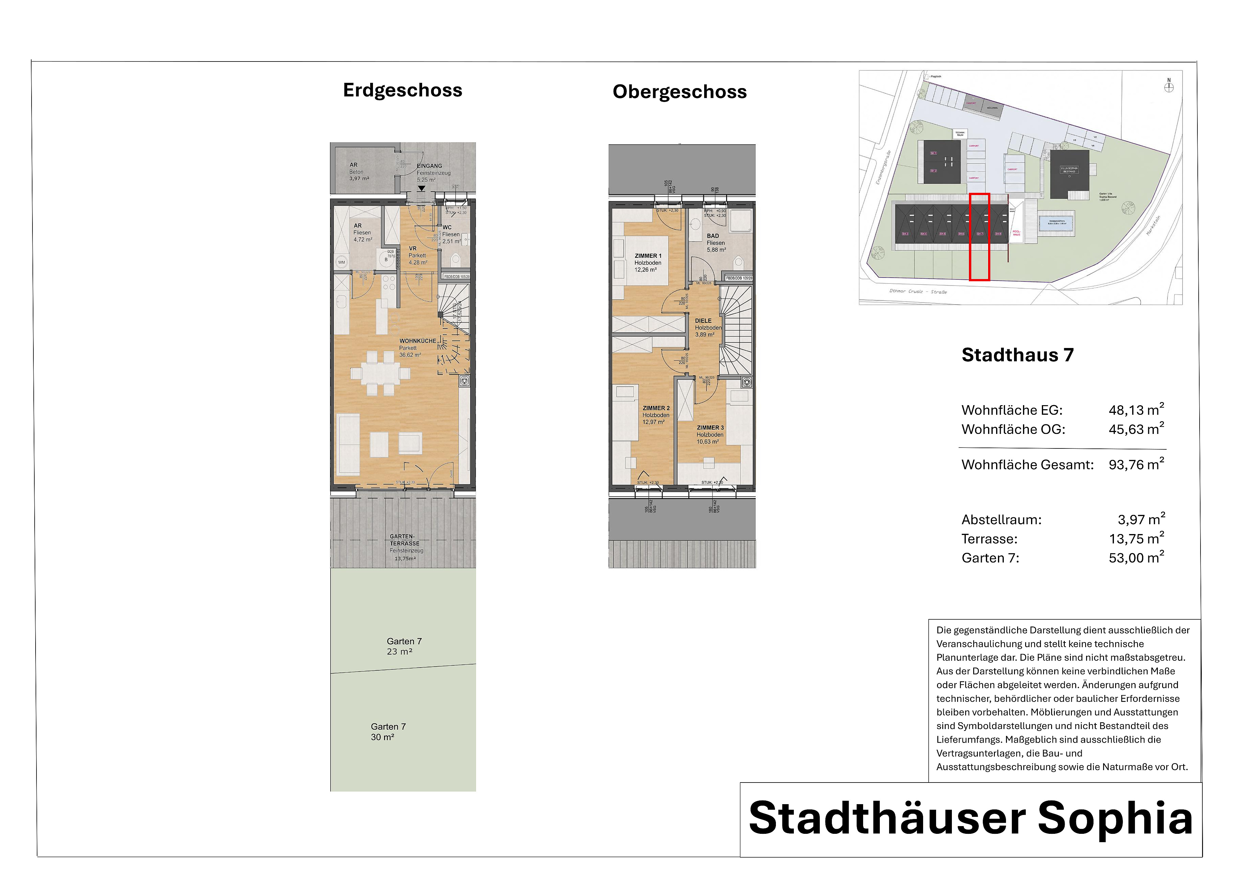 Modernes Reihenhaus mit Eigengarten und Terrasse in attraktiver Lage von Villach /  / 9500&nbsp;Villach / Bild 6
