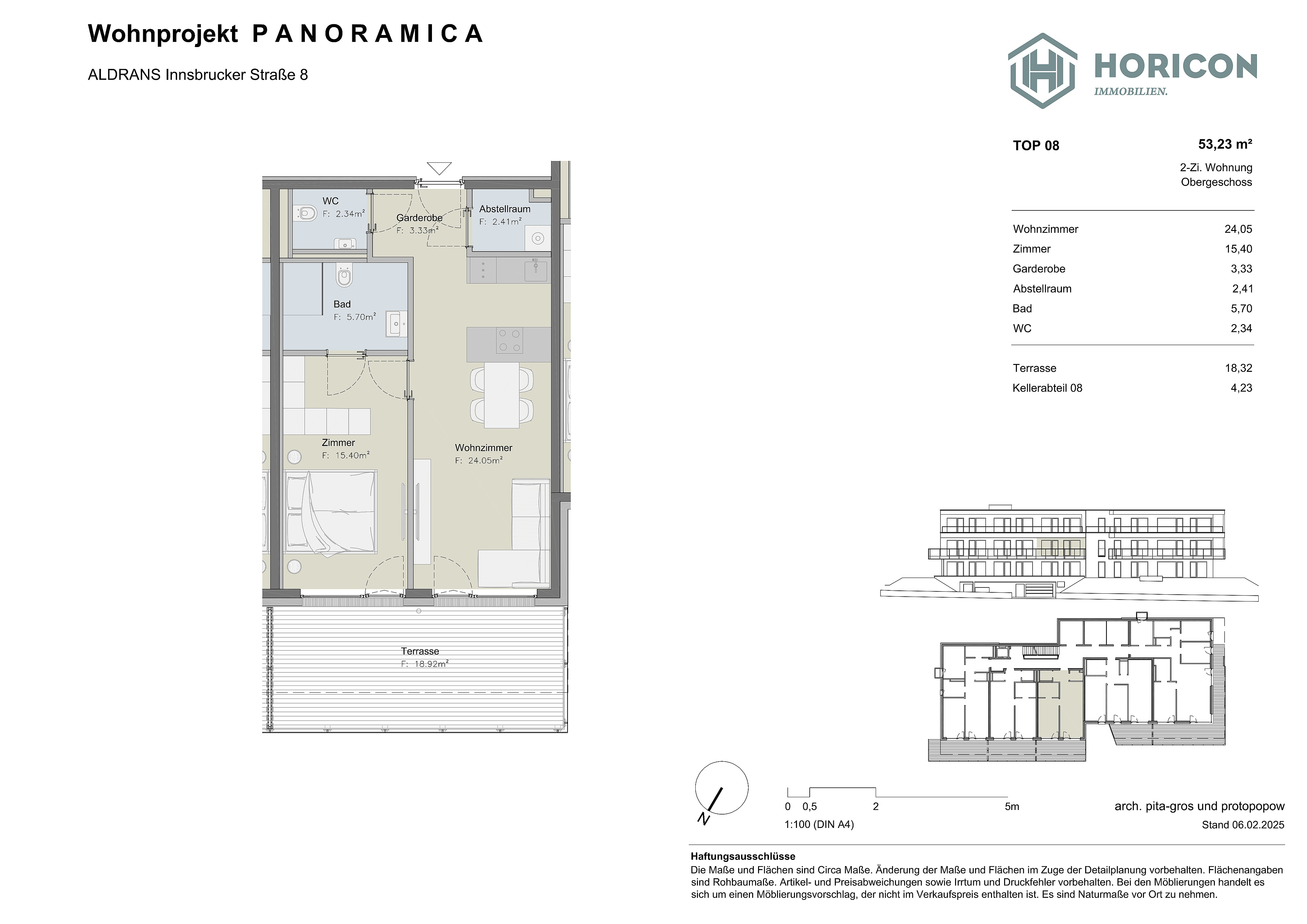 "Aldrans - PANORAMICA" - Wohnen mit Aussicht Top 08 /  / 6071&nbsp;Aldrans / Bild 0