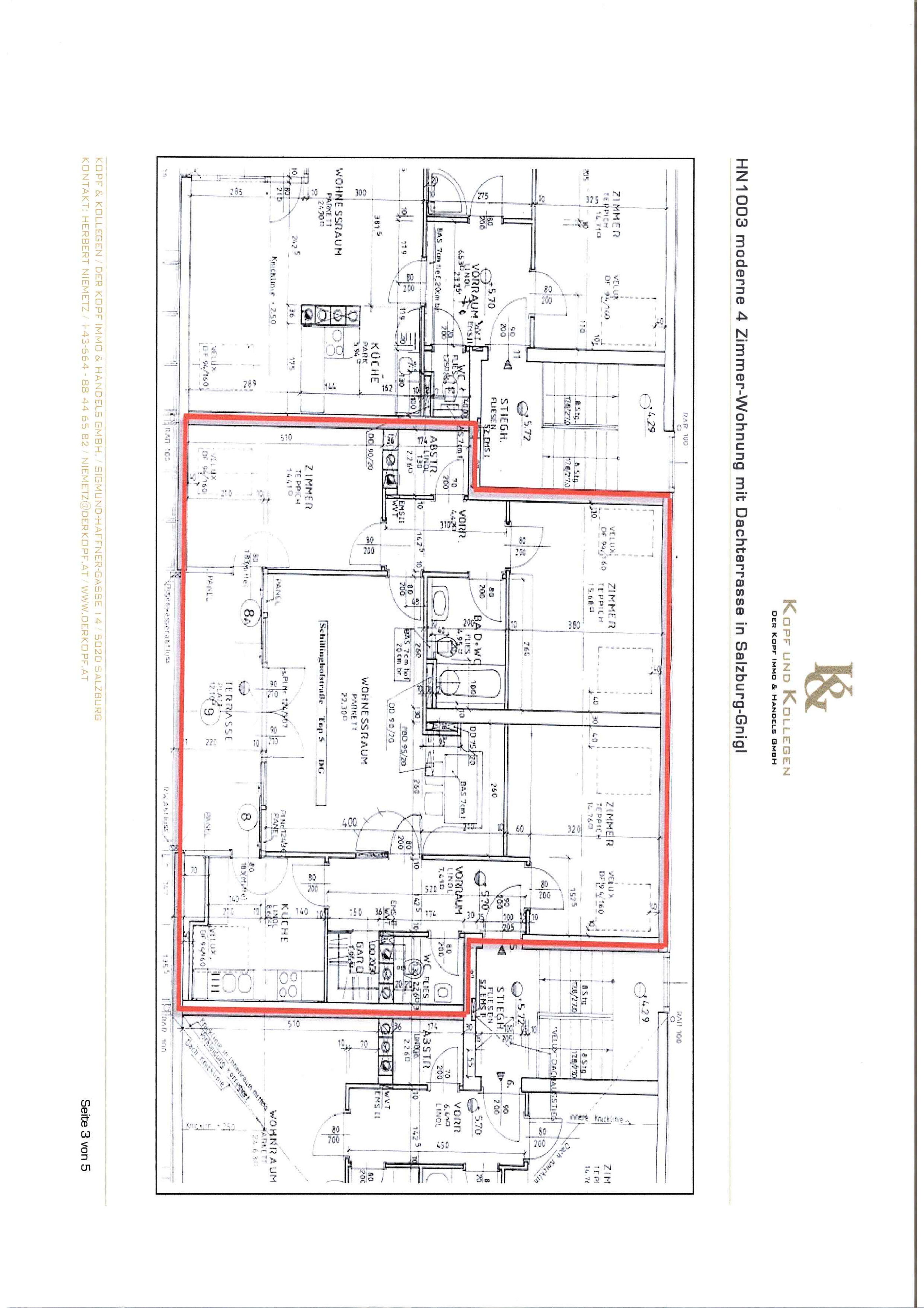 4 Zimmer Dachgeschosswohnung in Salzburg Gnigl /  / 5023&nbsp;Salzburg / Bild 8