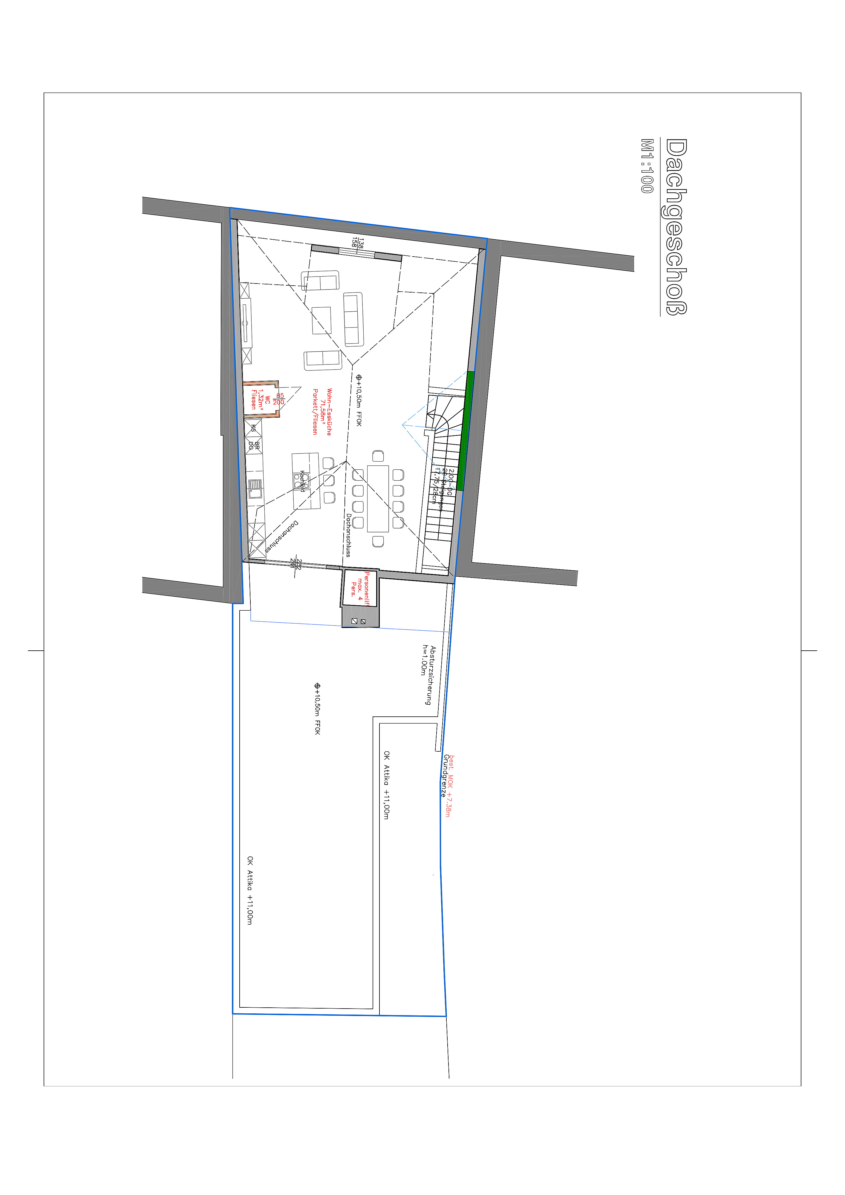 Exklusive Lage I spektakul�re ca. 91 m� Panoramaterrasse I 8 Zimmer I geplante Aufteilung noch flexibel gestaltbar I /  / 3430&nbsp;Tulln an der Donau / Bild 5