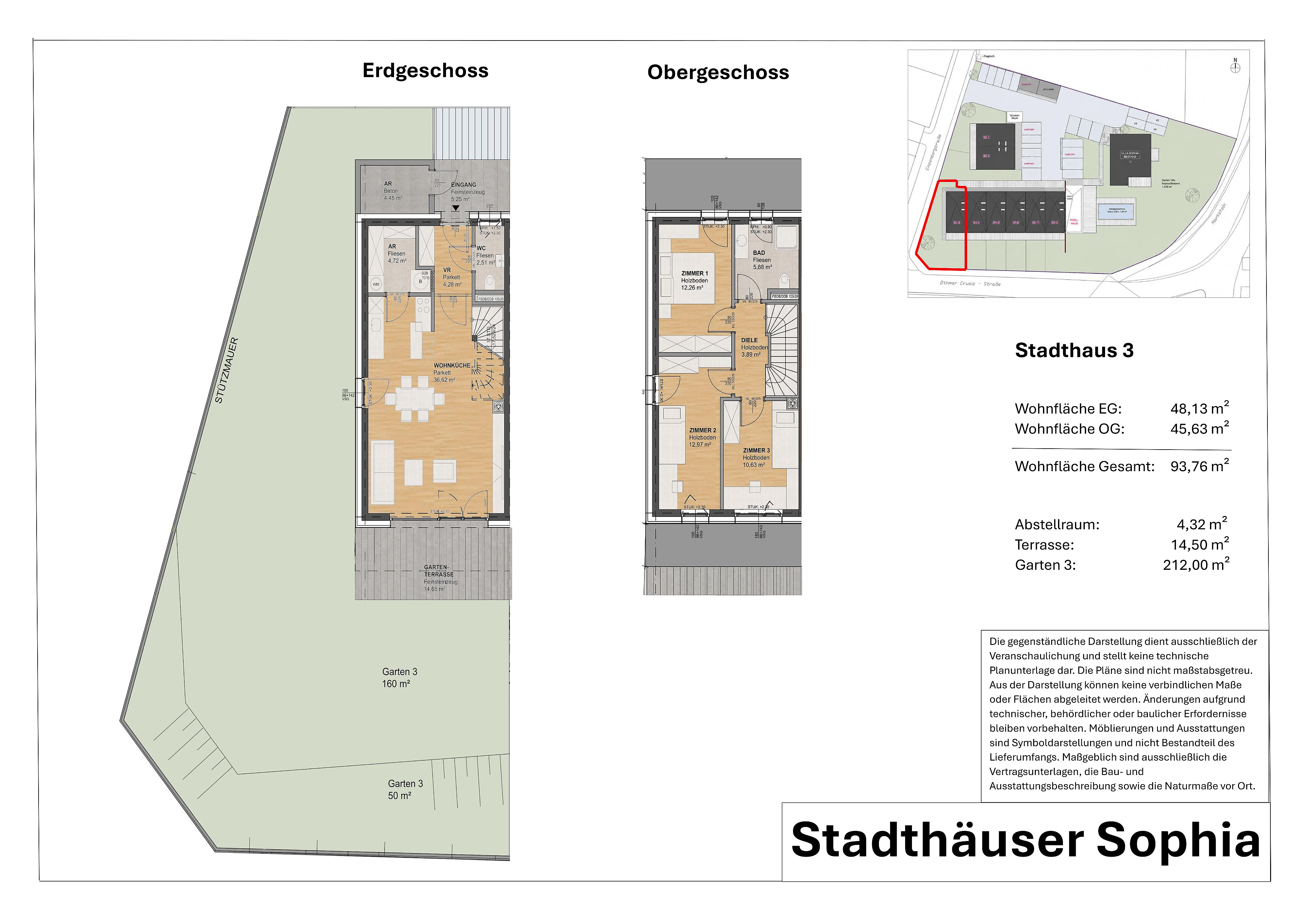 Modernes Reihenhaus mit Eigengarten und Terrasse in attraktiver Lage von Villach /  / 9500&nbsp;Villach / Bild 2