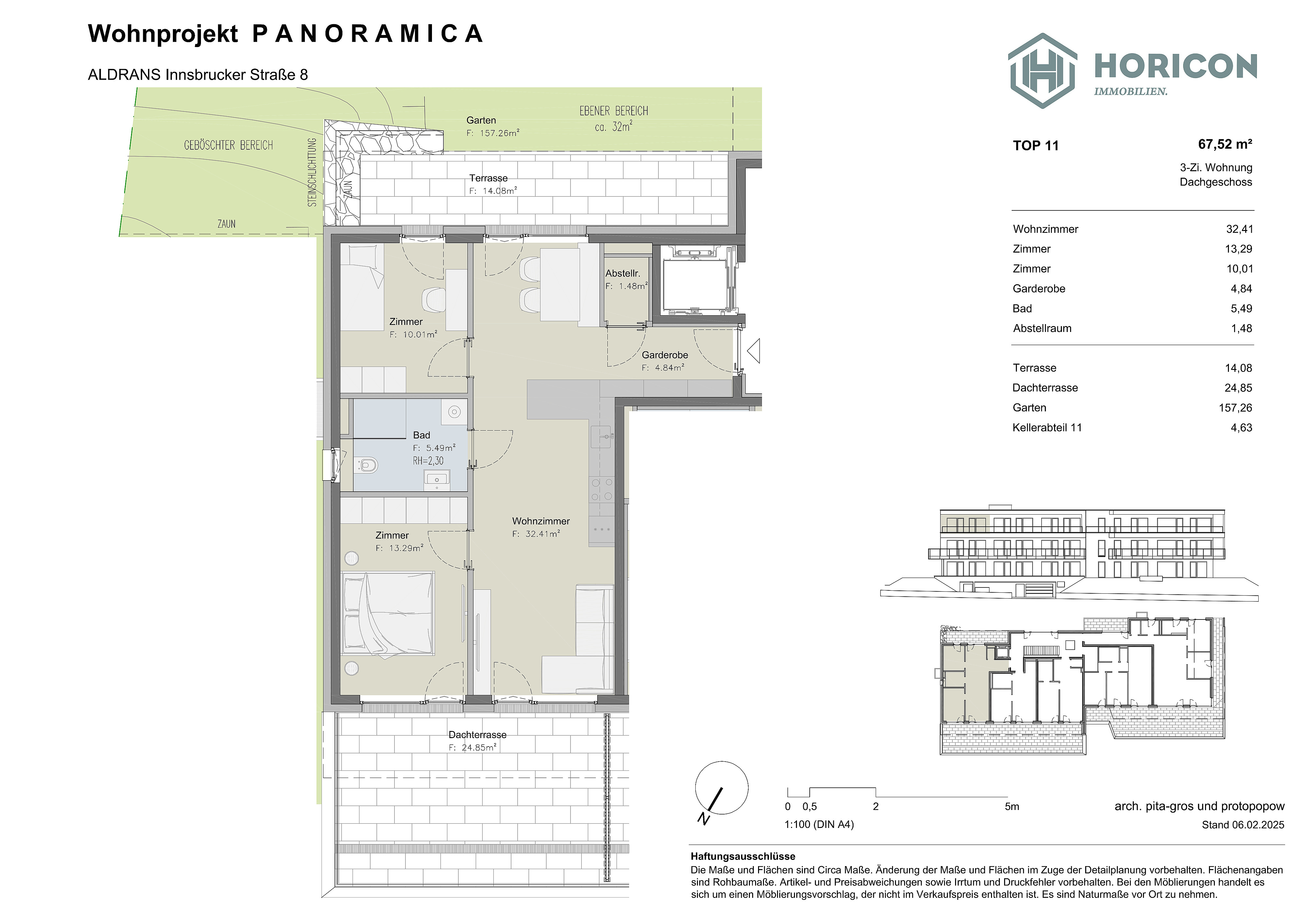 "Aldrans - PANORAMICA" - Wohnen mit Aussicht Top 11 /  / 6071&nbsp;Aldrans / Bild 0
